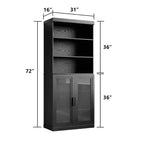 Armadietto con anta in vetro | Elegante, raffinato. Grande capacità di archiviazione, pratico e bello. Mantiene la casa in ordine.