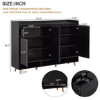 Scarpiera moderna con ripiani regolabili, organizer minimalista per la casa, credenza contenitore