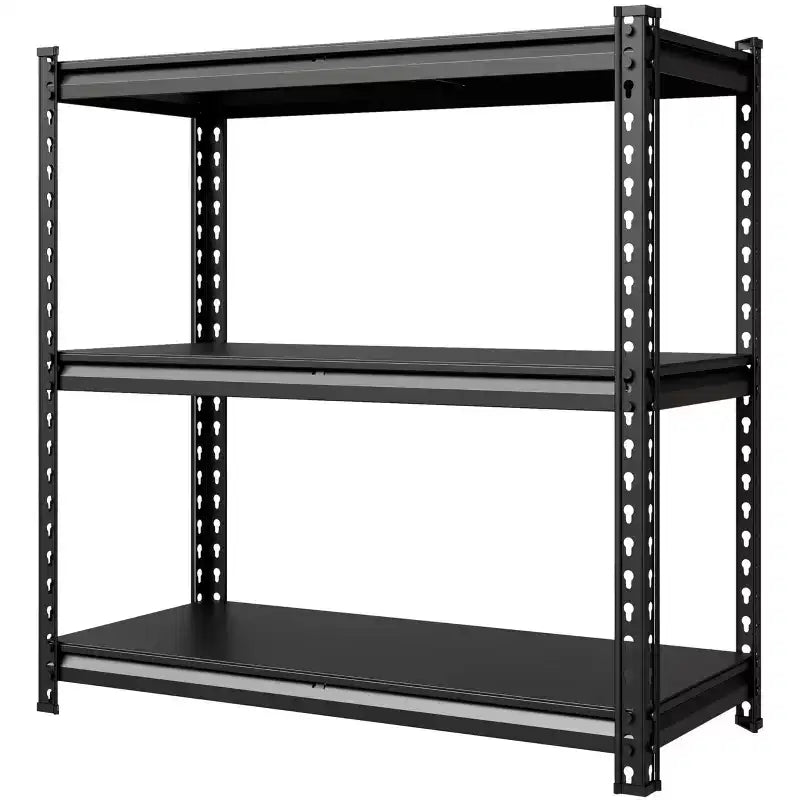 Scaffale da Garage, Scaffalatura in Acciaio Regolabile con Ripiani in Metallo, Capacità Totale 1746 kg, per Garage, Magazzino