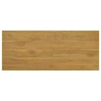 Mobiletto da Bagno in Teak Naturale Legno Massello di Teak