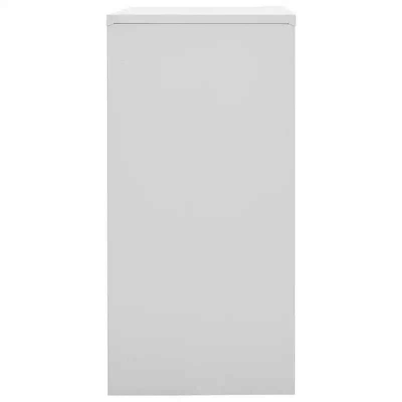 Armadietto Metallico, Organizzatore Sicuro in Acciaio per Scuole, Uffici, Grigio e Blu, Montaggio Facile Richiesto, 5pz