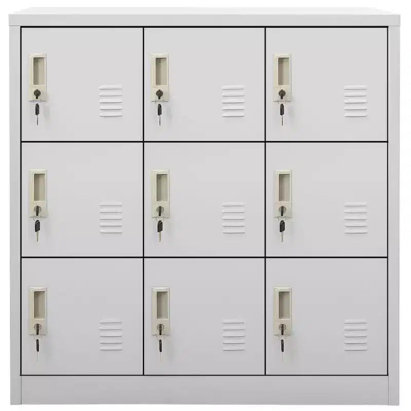 Armadietto armadietto grigio chiaro acciaio armadietto armadietto medio