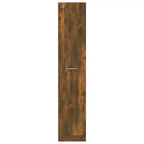 Mobiletto Farmacia in Rovere Affumicato - Ampio Contenitore, Legno Composito, Design Estraibile Ideale per Ufficio, Soggiorno, Camera da Letto o Cucina