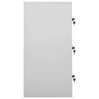 Armadietti in Acciaio, Armadietti Contenitori dal Design Moderno con 9 Scomparti, Ideali per Scuola o Ufficio - Grigio e Rosso