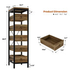 Cassettiera contenitore decorativa, Comò piccolo con struttura in metallo e cassetti in legno massello, Cassettiera multifunzionale per cucina, camera da letto, soggiorno