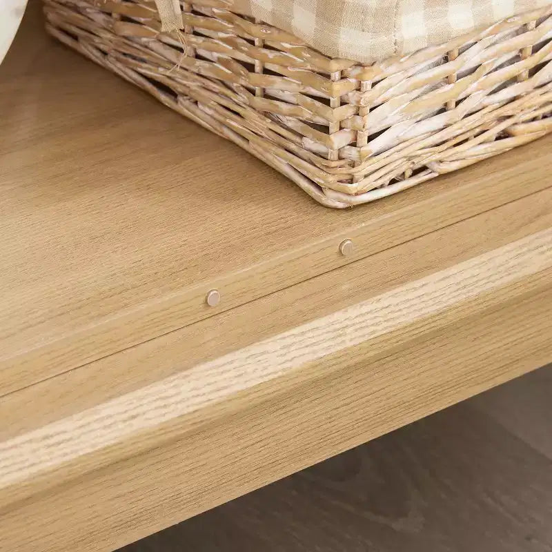 Dispensa da Cucina in Legno Massello con 4 Ripiani Regolabili e Ante Chiuse