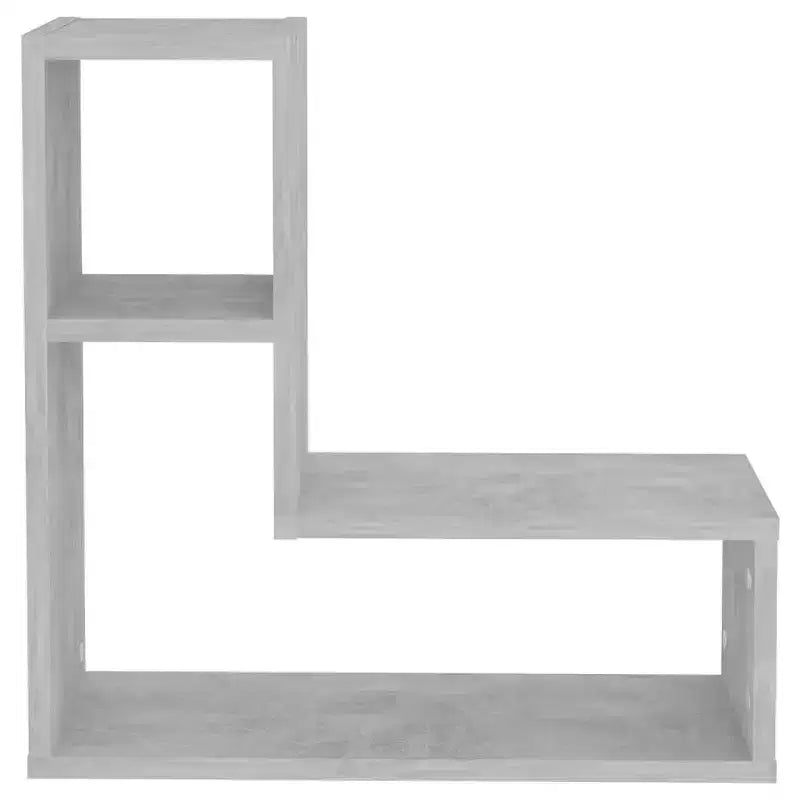 Mensola a muro in legno multistrato grigio cemento